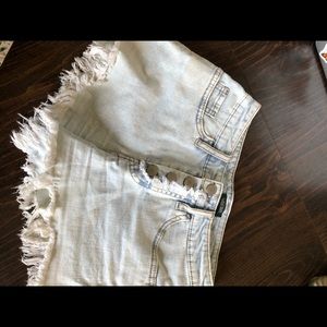 high rise wild fable jean shorts